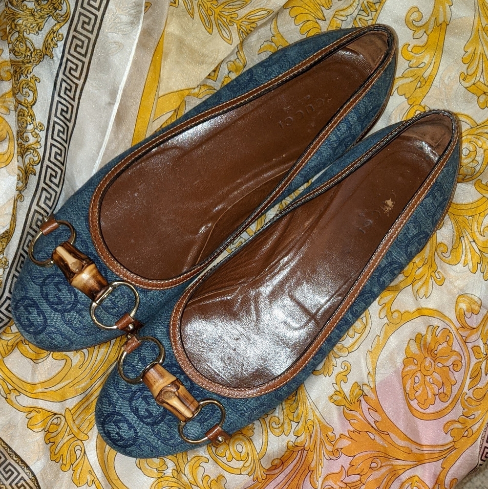 Stylish Blue and Brown Women's Flats